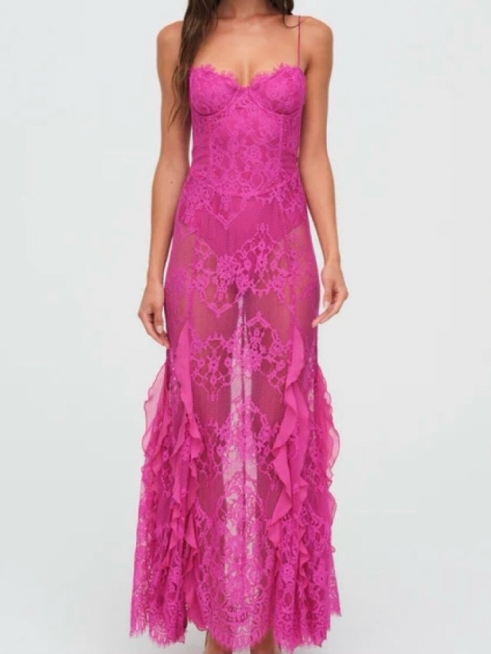 For Love & Lemons Shirley Maxi Slip